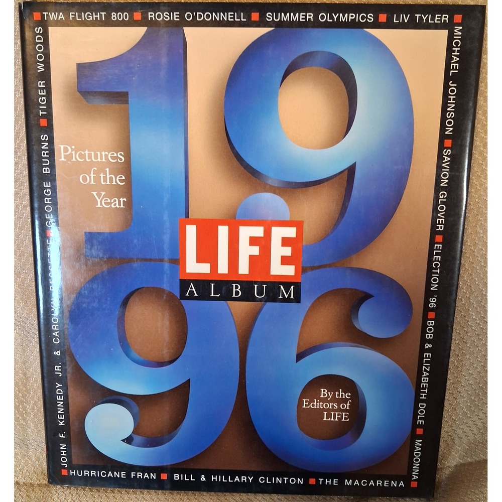 LIFE Album 1996 Pictures of the Year Hardcover Book 158 Pages History Photo